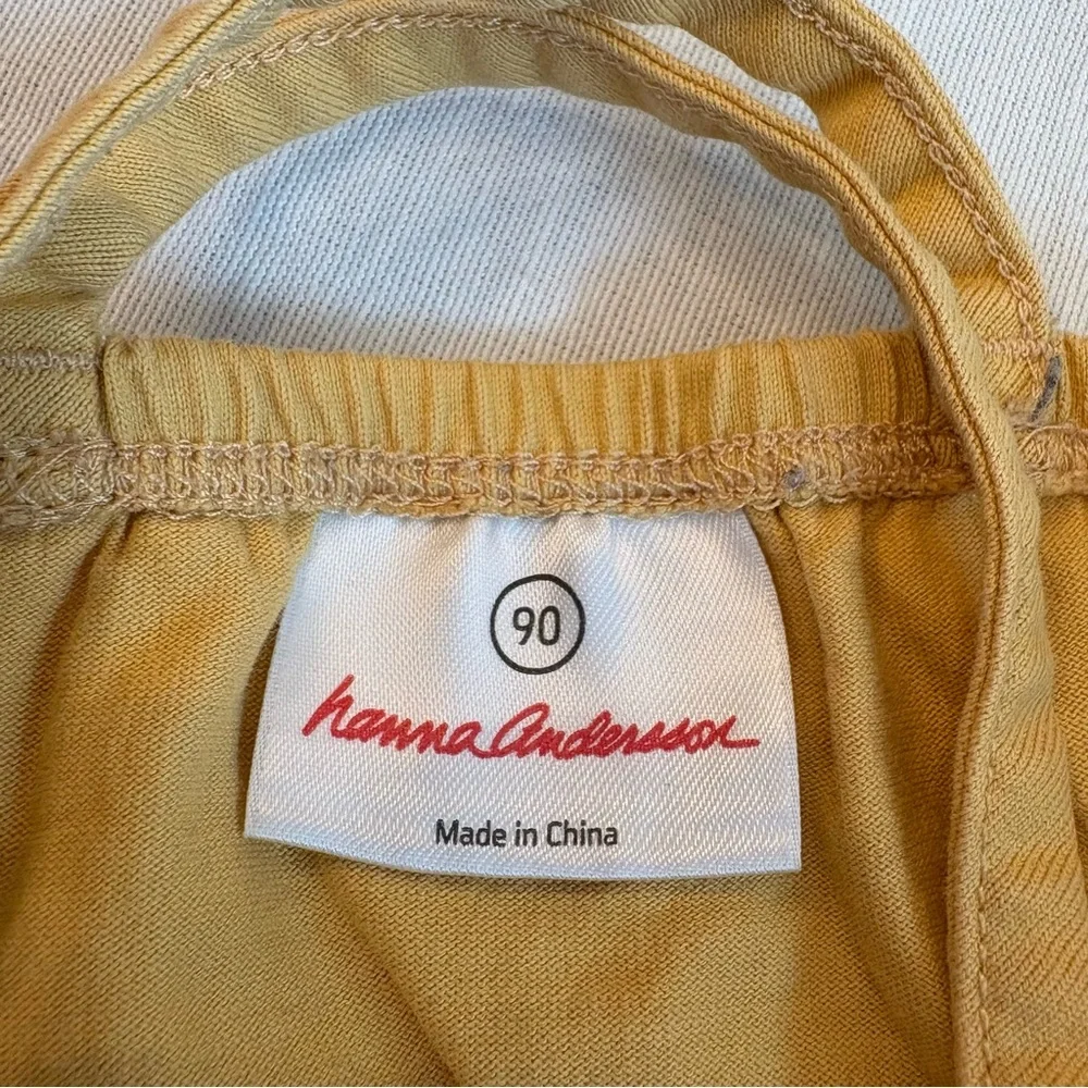 Hanna Andersson Yellow and Blue Kids Casual Dress